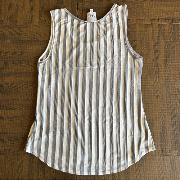 Everette Bleu | Ship Stripped Tank Top | Size S - Picture 2 of 8